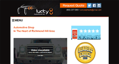 Desktop Screenshot of luckyeightauto.com